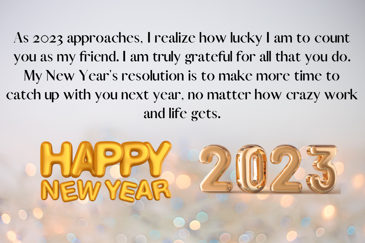 Happy New Year 2023 Wishes for Friends